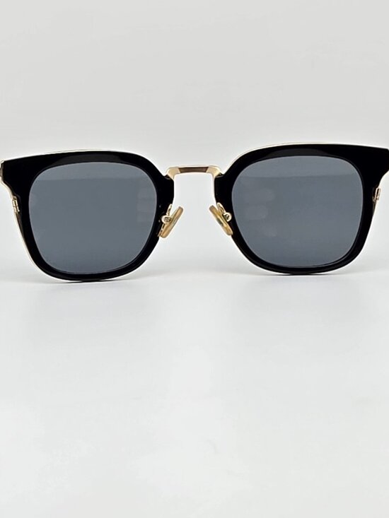 Celine CL41402/S ANW G8 Black Pale Gold Frame Dark Grey Lens Sunglasses Italy main image 9